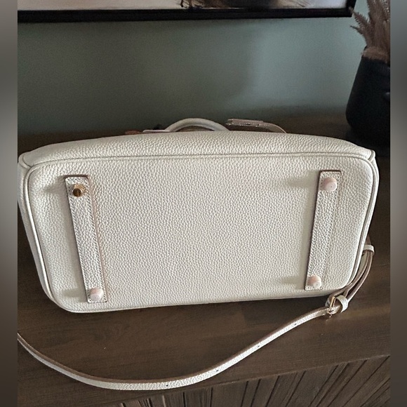 Genuine Leather Birkin Style Bag NEW - Picture 13 of 17